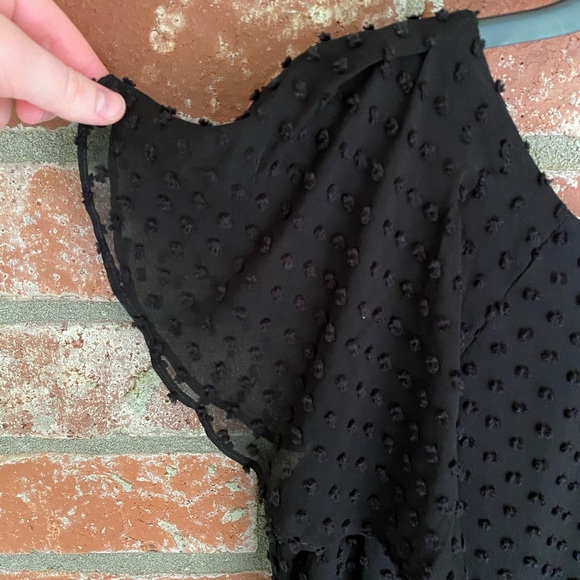 🔥J. Crew Black Dotted Swiss Dress - Picture 4 of 6